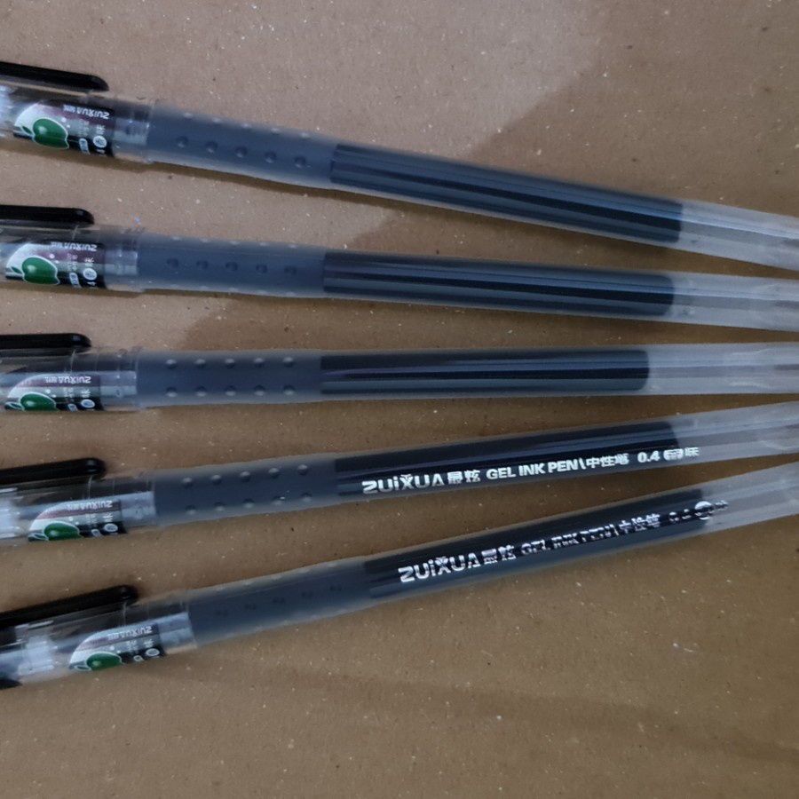 

1 lusin isi 12 pen gel 0.5 orlee pulpen gel sejenis Zui Xua