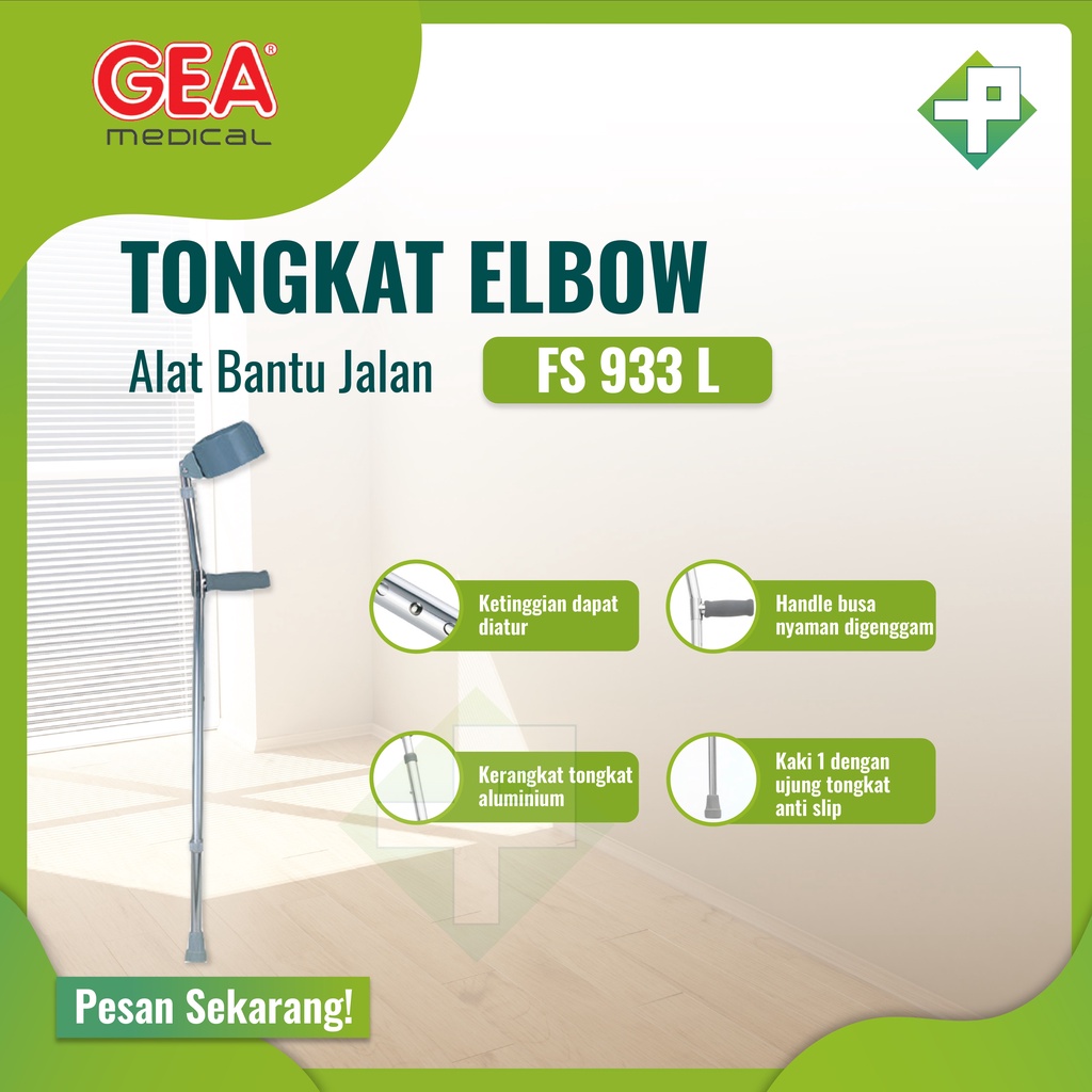 Tongkat Elbow GEA FS 933 L / Tongkat Bantu Jalan Siku