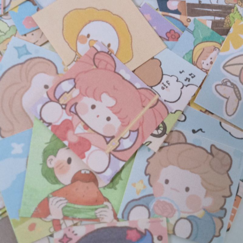 

STIKER SEAL/FREEBIES/KARAKTER LUCU 3X3