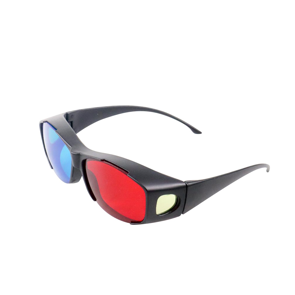 Kacamata 3D Frame Plastik - Black