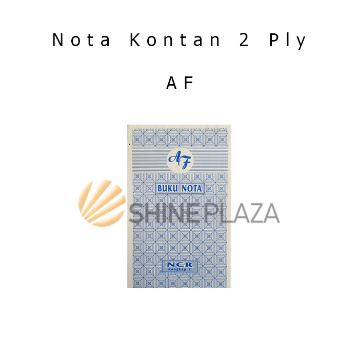 

Buku Nota Kontan Kecil 2 Ply - Buku Nota Kecil Rangkap 2 AF