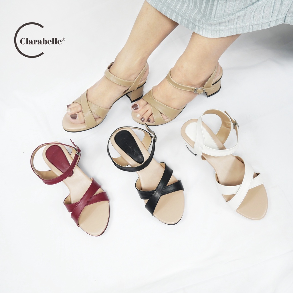 Clarabelle || Tyra Sandal Heels Wanita 5 Cm