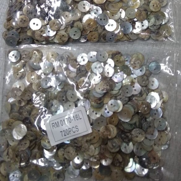 Terlaris Kancing Kancing Kemeja Kerang 1Cm Harga 1 Gross