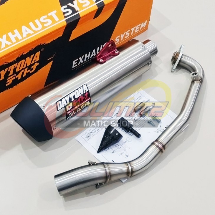 Knalpot Daytona Racing Slash GP Taper Free DB Killer PCX Vario 160