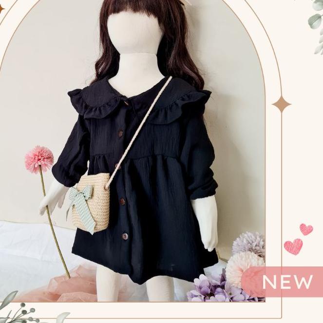 ☈ Boho Dress Anak Premium / Boho Tunik Atasan Crinkle / Airflow Crinkle ☞