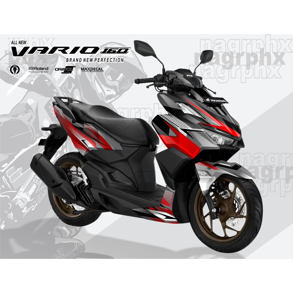 decal vario 160 racing stiker striping vario 160 vario 160 stiker decal honda vario 160 2022