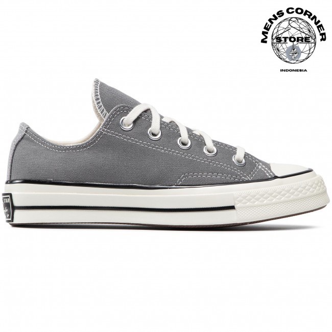 Sepatu Sneakers Pria Converse Chuck Taylor 70s OX Low - Grey - 164951C (ORIGINAL)