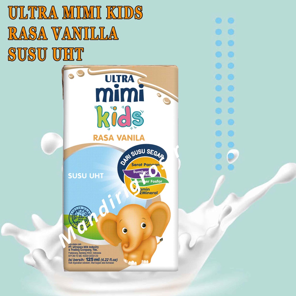 

Rasa Vanilla* Ultra Mimi Kids* Susu UHT* Susu Anak* 125ml