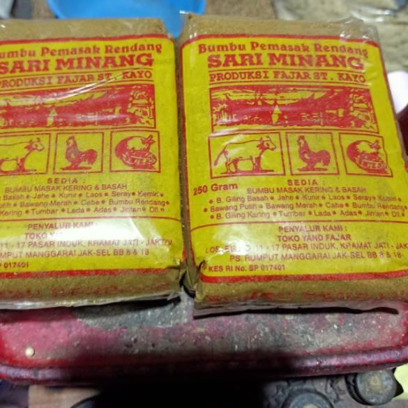 

Harga Max sari minang rendang Bumbu rendang bumbu pemasak rendang sari Minang 250 gr