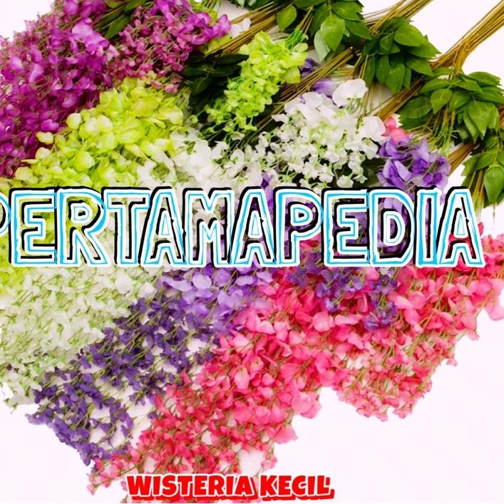 ❉ LUSINAN Bunga Wisteria Biasa/ Wisteria Gantung/ Wisteria Hiasan/ Wisteria Artificial/ Wedding Deko