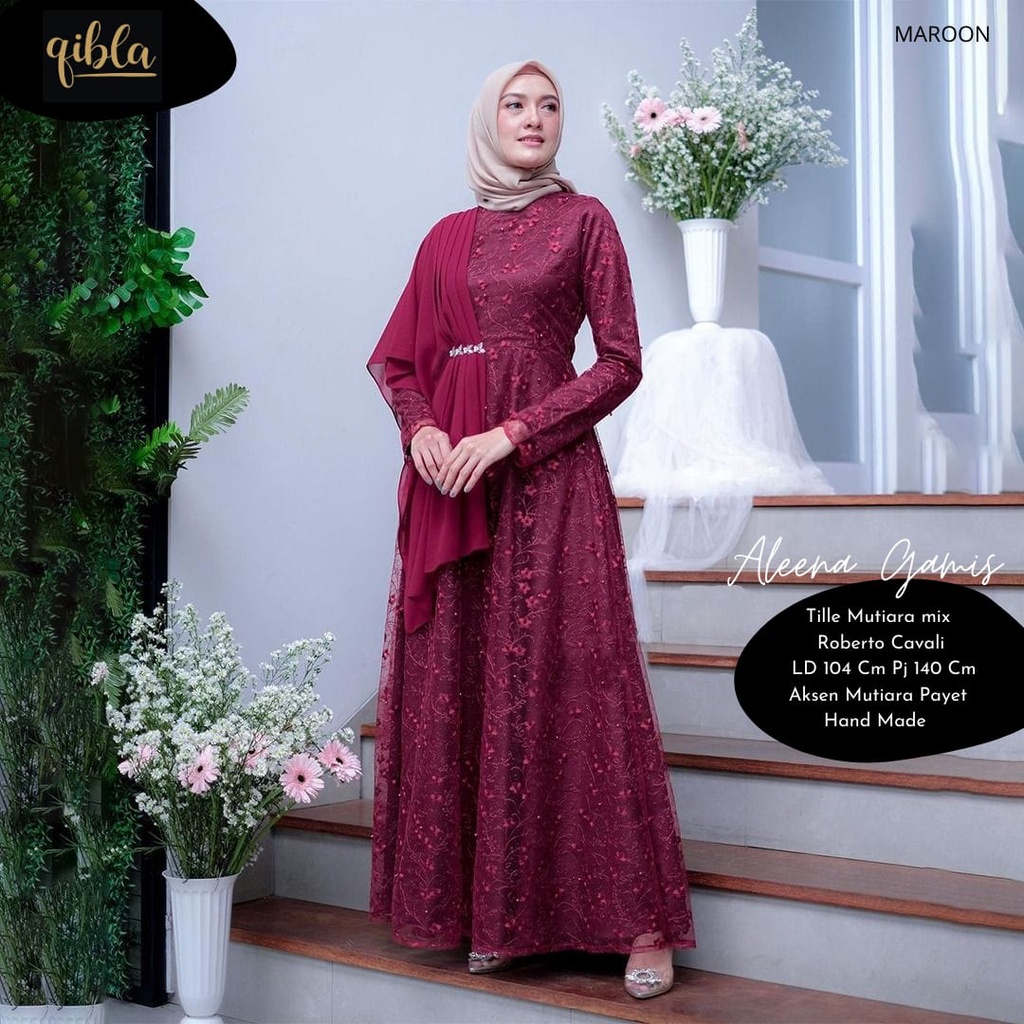 Aleena Dress Muslimah Gamis Kondangan Terbaru Gamis Pesta Cantik Gamis Brukat Remaja Aleena Dress Selendang Gamis Lebaran Anak Perempuan Gamis Kondangan Cantik Dress Muslim Terbaru Gamis Remaja Muslimah Seragam Pernikahan Outfit Bridesmaid Terabru