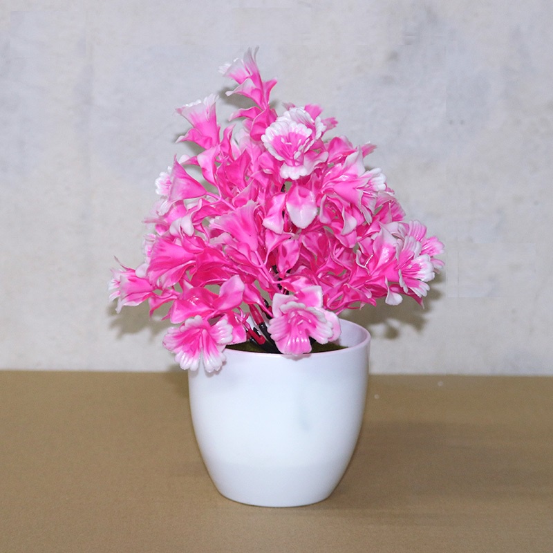 FYGALERY PT42 Pot Tanaman Hias Bunga Hias Plastik Ornamen Pot Bongsai Artificial Flower Decoration