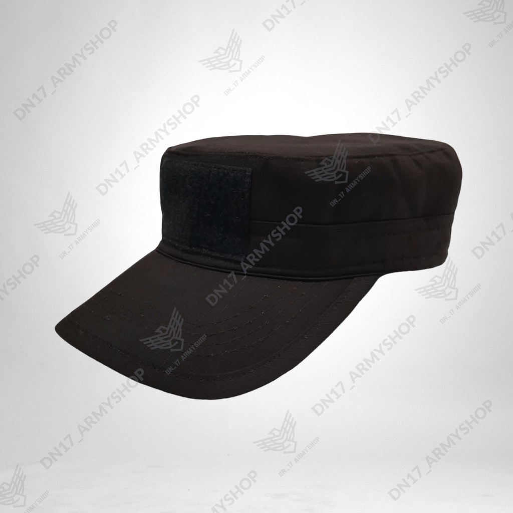 Topi komando velcro/tactical Coklat Kopi ripstop lokal produk