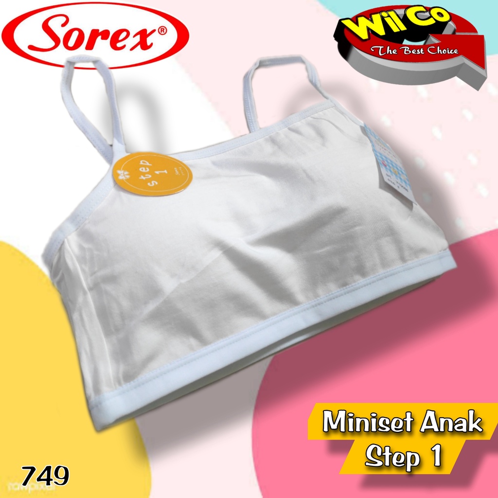 K749 - [Harga Per 1 Pcs] MINISET ANAK WANITA PAKAIAN DALAM ANAK SOREX STEP 1 TALI KECIL FREE SIZE