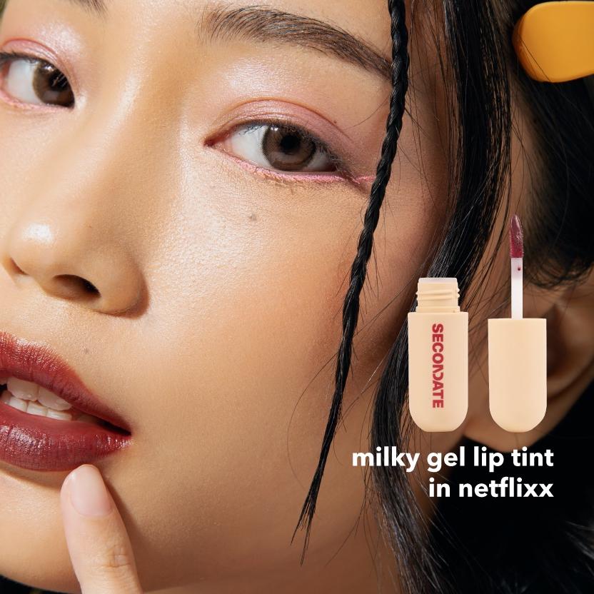 ✪ SECONDATE Milky Gel Lip Tint Netflixx ➽