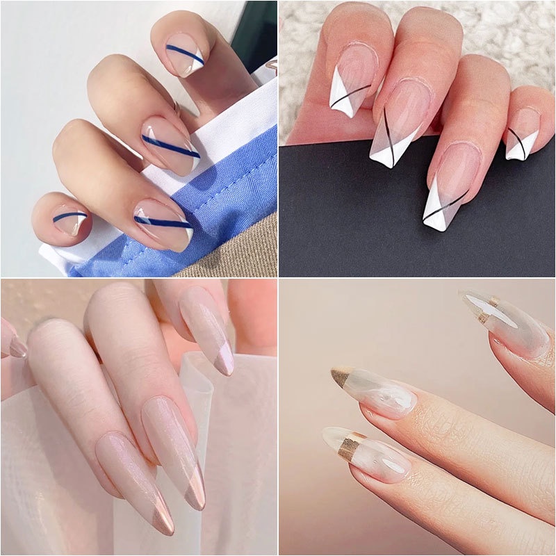 Pretty Selotip Untuk Kuku Nail Tape Nail Art/Stripe Nail Art/Tape Motif Garis Untuk Dekorasi Nail Art