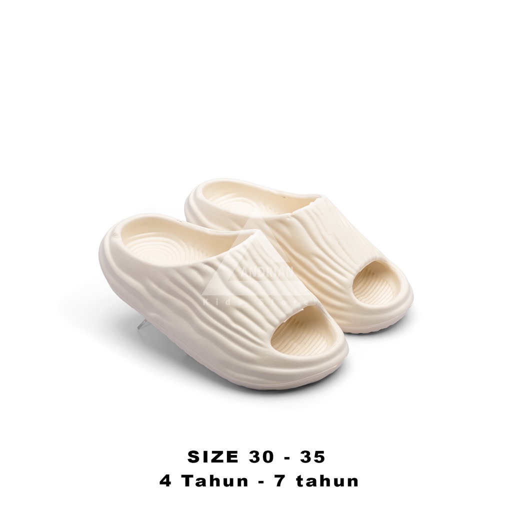 NEW Sandal Selop Anak perempuan model serat kerut 4 - 8 Tahun