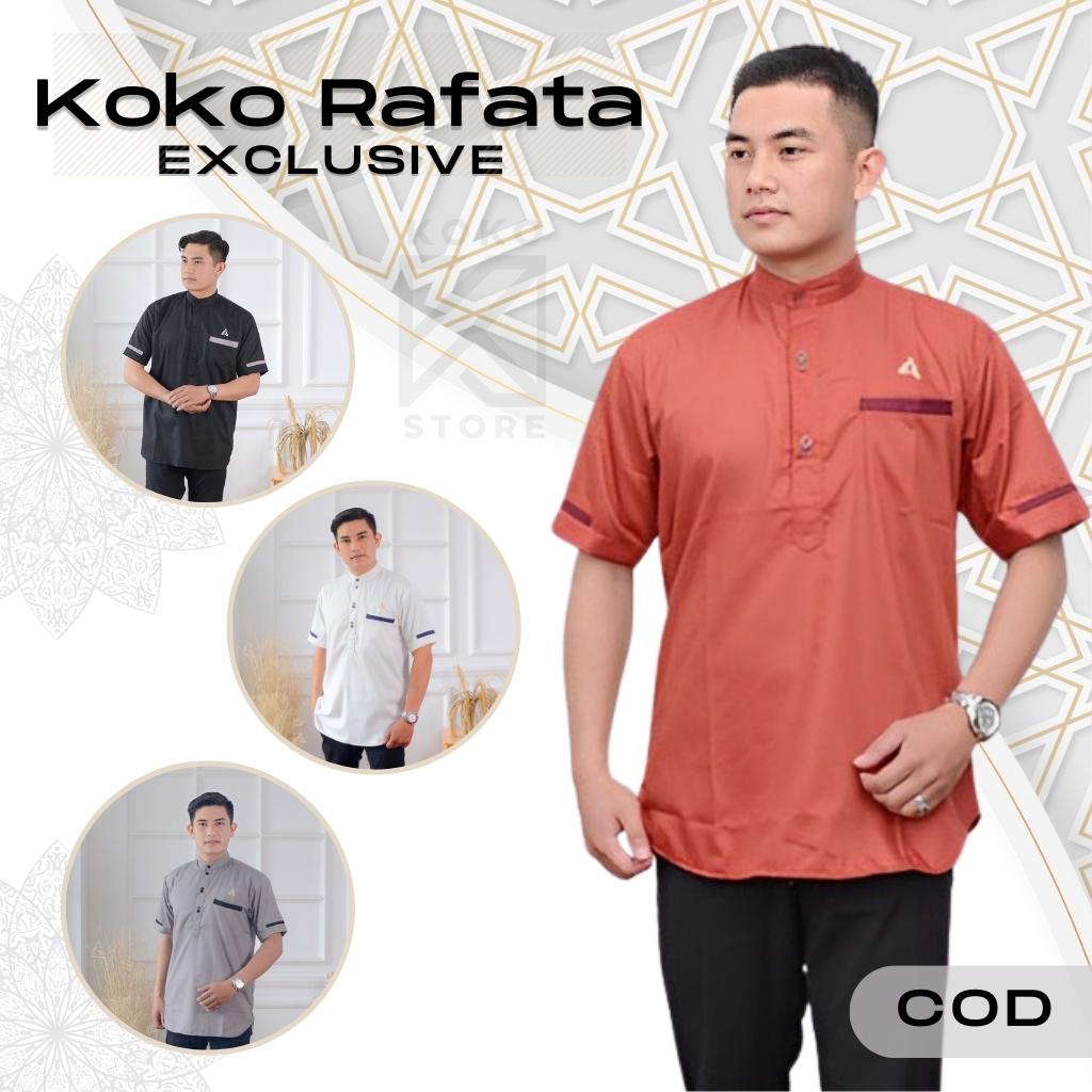 Baju Koko Pria Dewasa Baju Muslim Pria Dewasa Baju Muslim Modern Lengan Pendek Muslim Adem Murah Ter