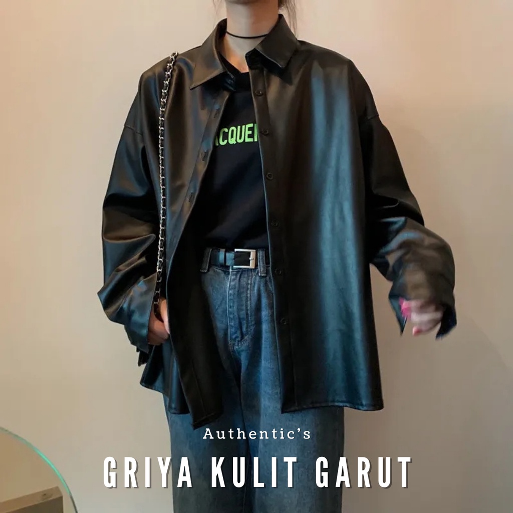 JAKET KULIT SEMI PRIA ORIGINAL 100% JUMBO ASLI KULIT DOMBA GARUT KEREN MOTOR DEWASA / JEKET KULIT PR