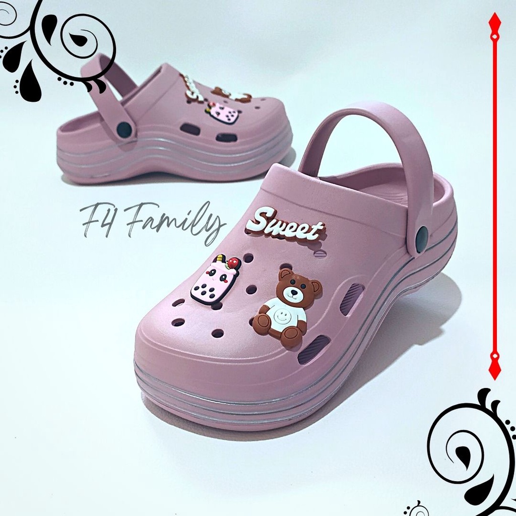 Sandal Anak Viral Baim Tali Belakang Perempuan Usia 6 10 Tahun