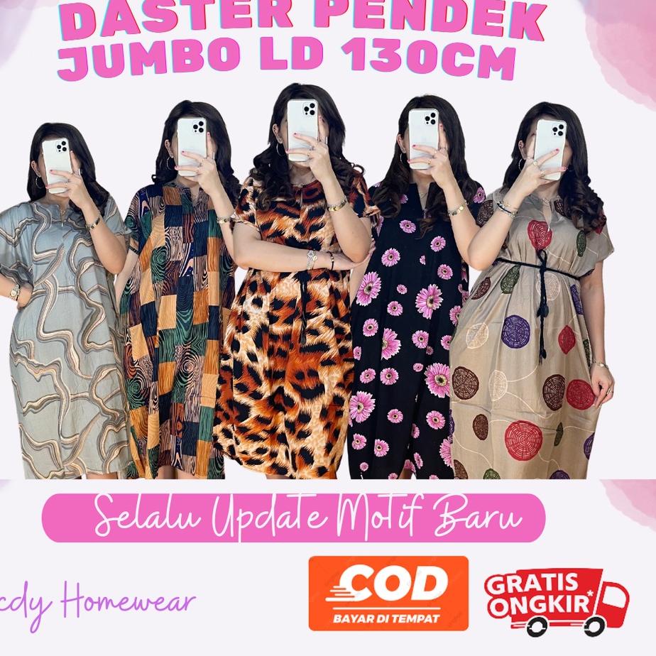 ➸ NCDY HOMEWEAR DASTER PENDEK SELUTUT RAYON PREMIUM LD 130cm BUSUI FRIENDLY KEKINIAN ◄