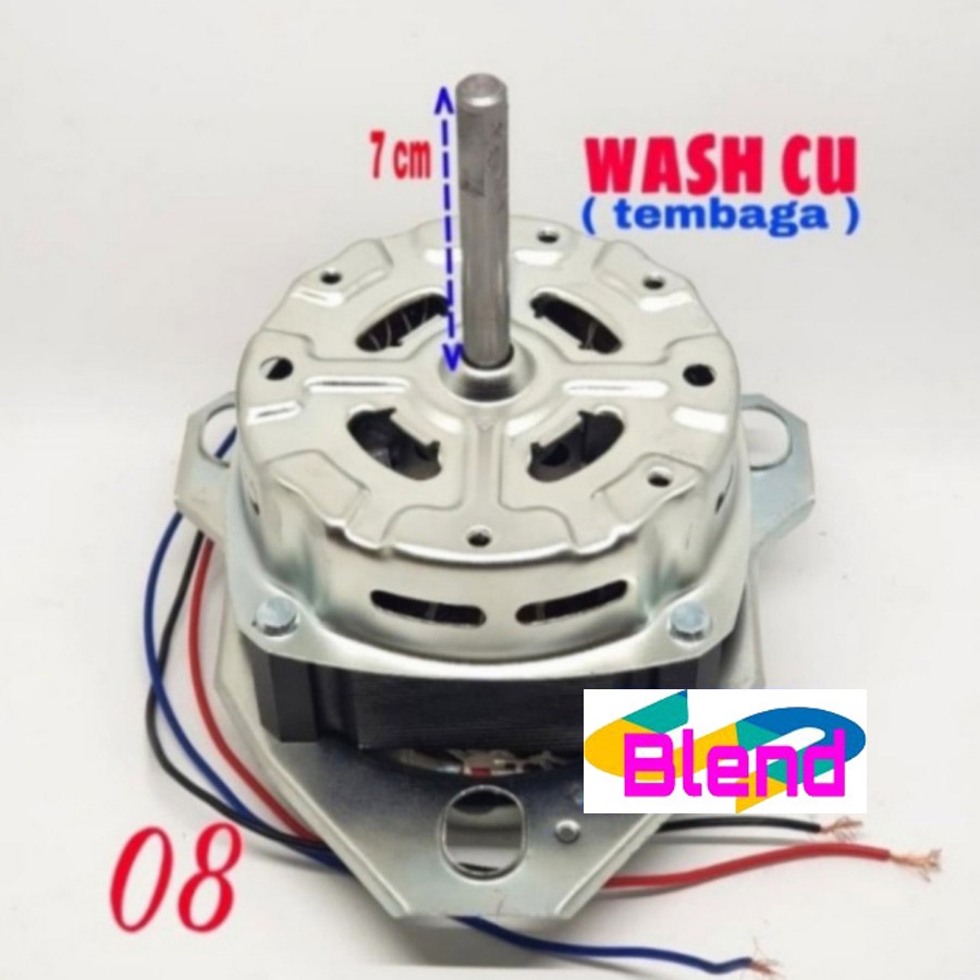 Dinamo Wash No.08 TEMBAGA Model Sharp-Toshiba Mesin Cuci/Motor Pencuci