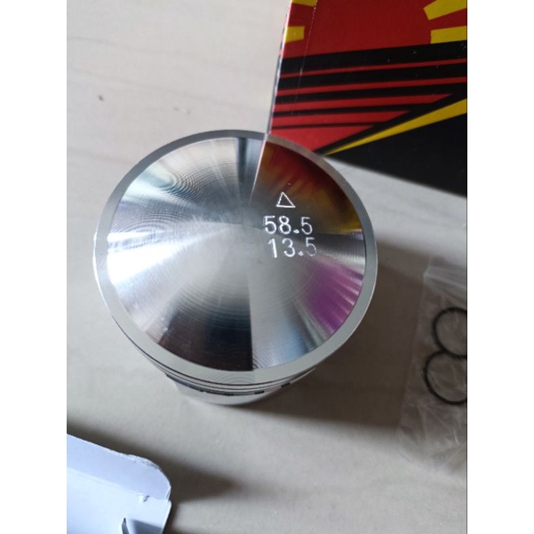 PISTON KIT SEHER RING KAWAHARA RACING 58.5 PEN PIN 13 MM JUPITER DOME VEGA JENONG KARISMA GRAND SUPR