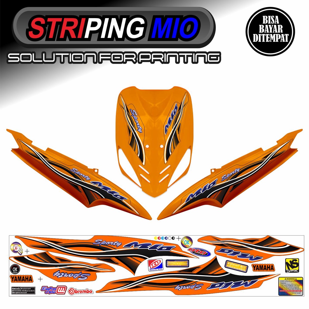 STRIPING VARIASI MIO SPORTY / MIO SMILE