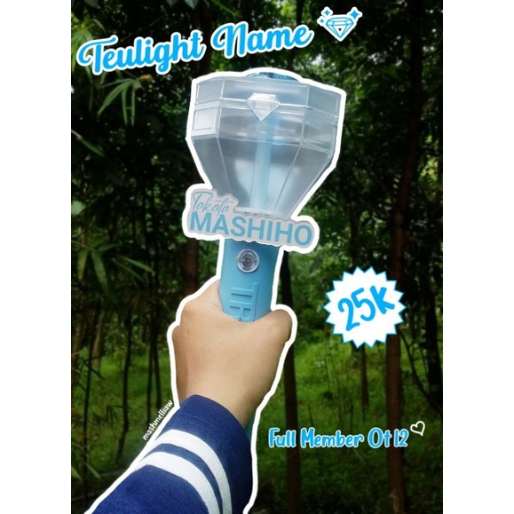 

RING NAMETAG TREASURE LIGHSTICK TEULIGHT DECO