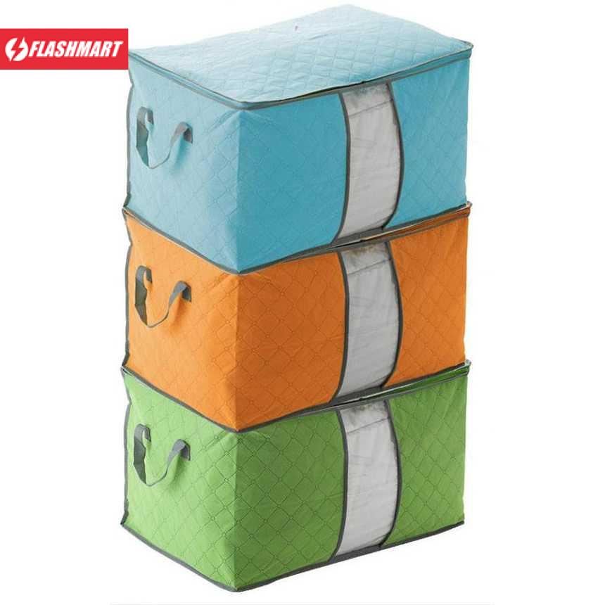 Flashmart Kantong Pakaian Organizer Landscape Storage Box - M1466
