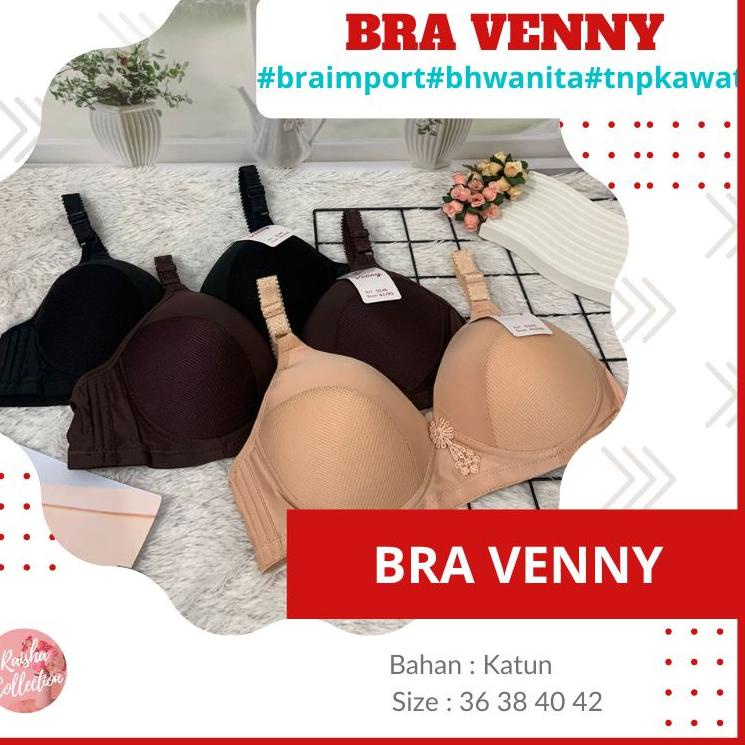 RC BH/BRA Venny Tanpa Kawat Daily Bra [UZ.26Fe23ᴮ]