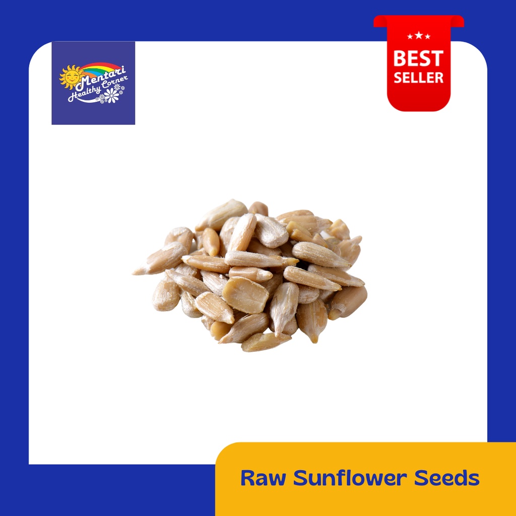 Sunflower Seed Raw 500gr / Biji Bunga Matahari Mentah 500gr (GRADE AAA, TERBAIK)