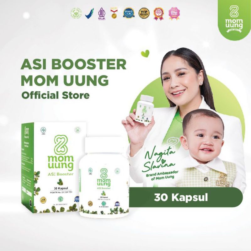 Mom Uung Asi Booster Kapsul / Pelancar ASI 30 Kapsul dan 60 Kapsul