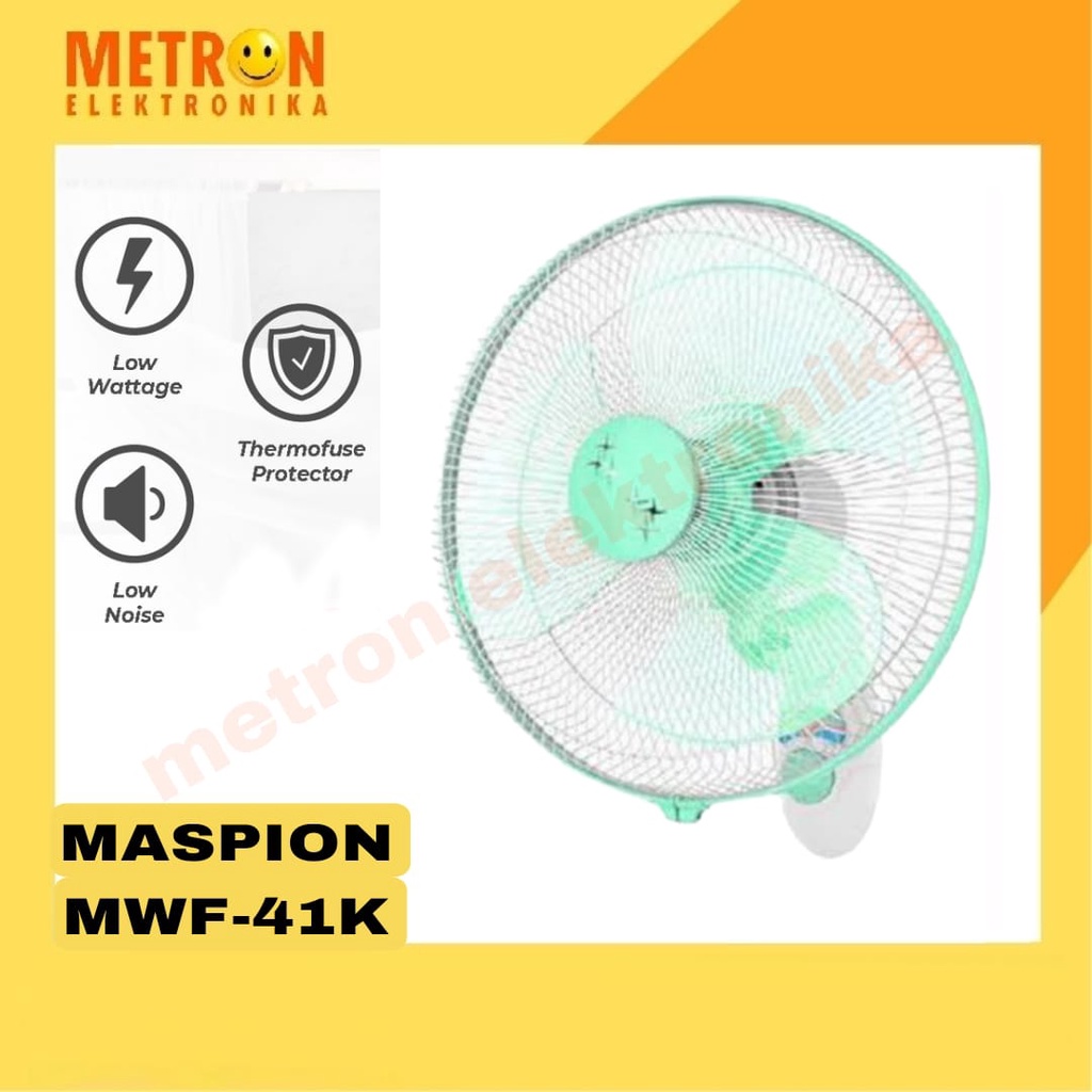 MASPION MWF 41 K KIPAS ANGIN / WALL FAN 16 INC / MWF41K