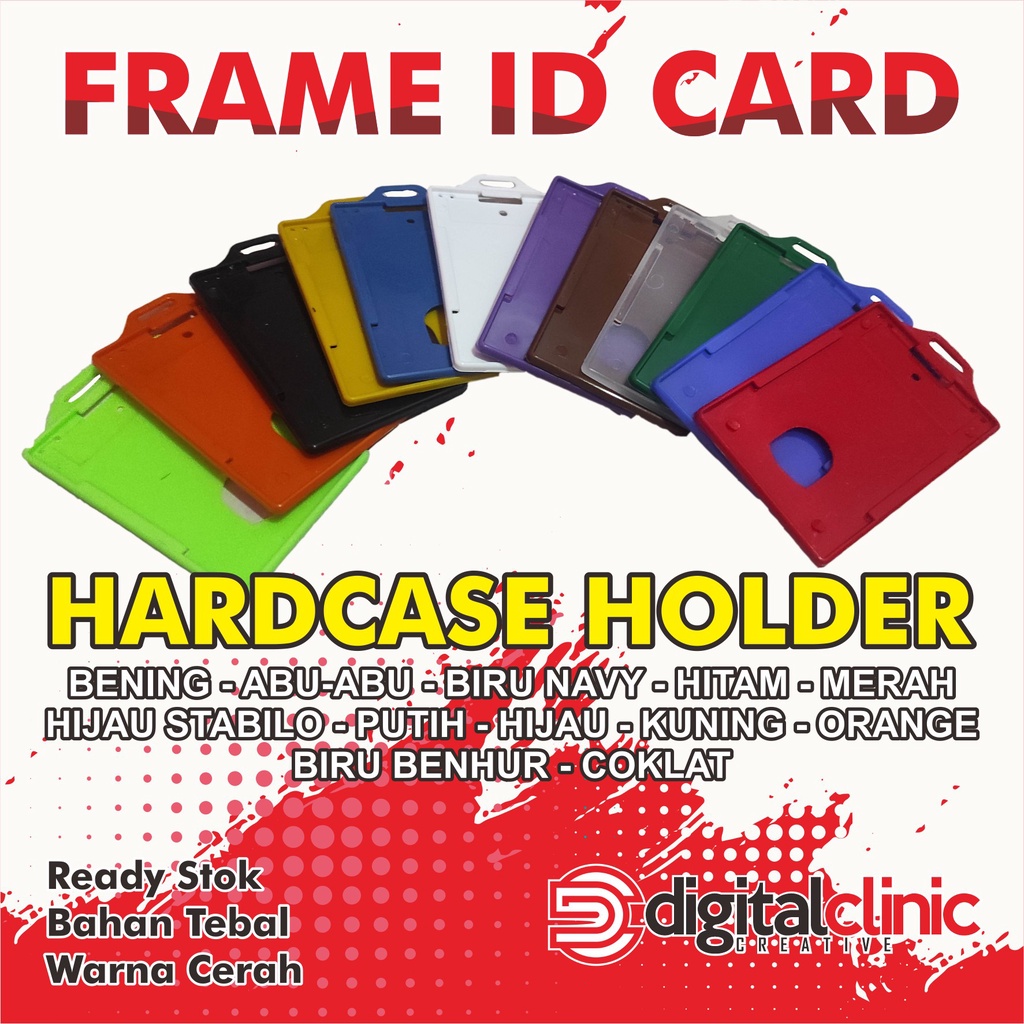 

ID Card Holder Frame Casing Tempat ID Card Holder Plastik Hardcase