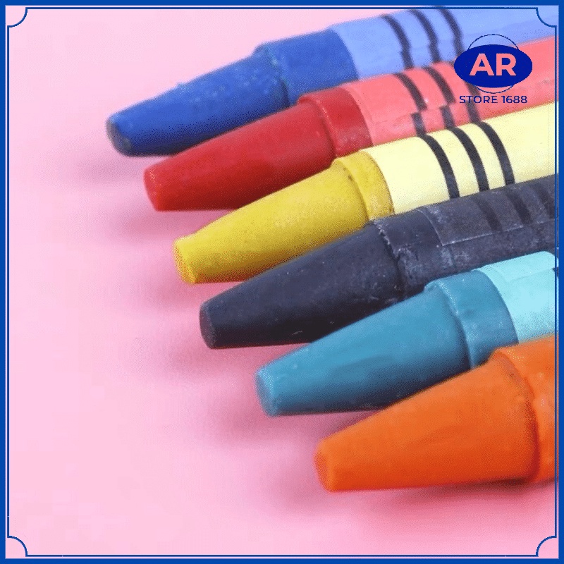 AR CRAYONS SET 24 COLOR / ART SET / PENSIL KRAYON ANAK SEKOLAH 24 WARNA