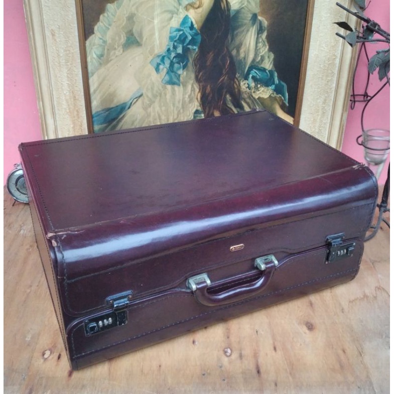 tas koper merk caroll jadul vintage lawas kuno retro antik unik