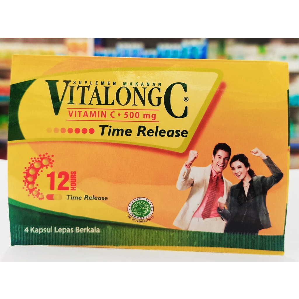 Vitalong C 1 Strip - Vitamin C Memelihara Daya Tahan Tubuh