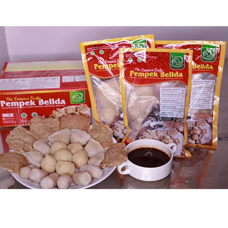 

♪ Pempek Belida CRP Asli Palembang Paket Campur 24 Pcs (PAKET A) ♦