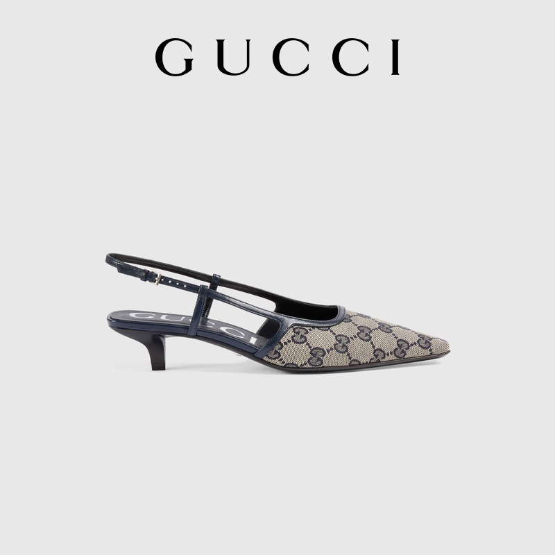 Gucci Women's GG Back Lace up Slim Shoes High Heels