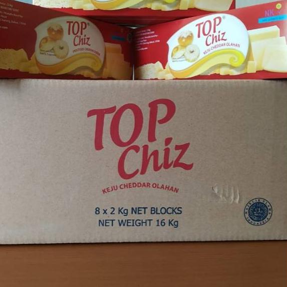 

☛ Keju Topchiz Cheddar 2kg Top Chiz ➽