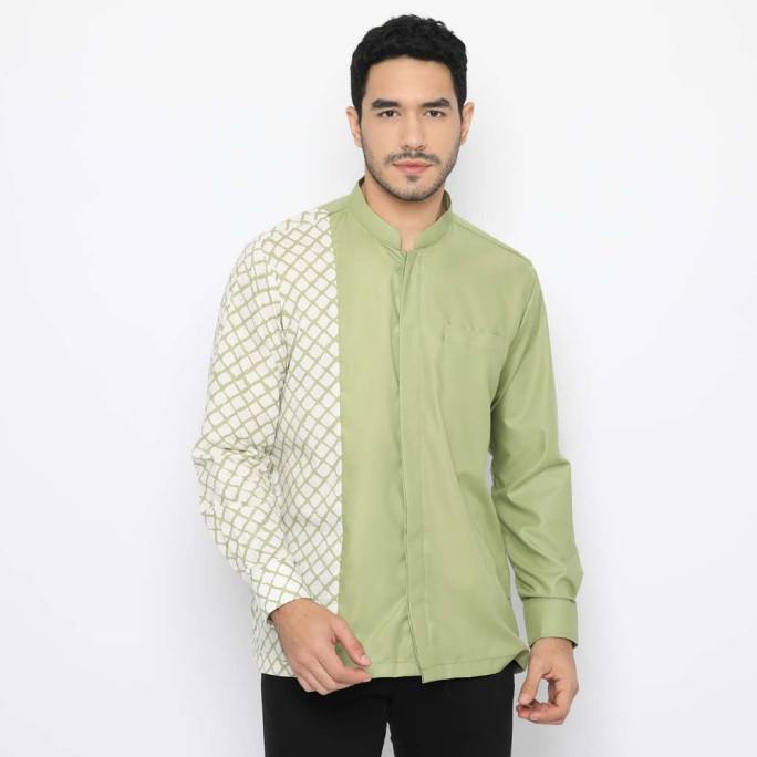 Sale Arfan Koko Long Sleeves Sage /BAJU KOKO PRIA/BAJU KOKO DEWASA/BAJU KOKO ANAK/BAJU KOKO LENGAN P