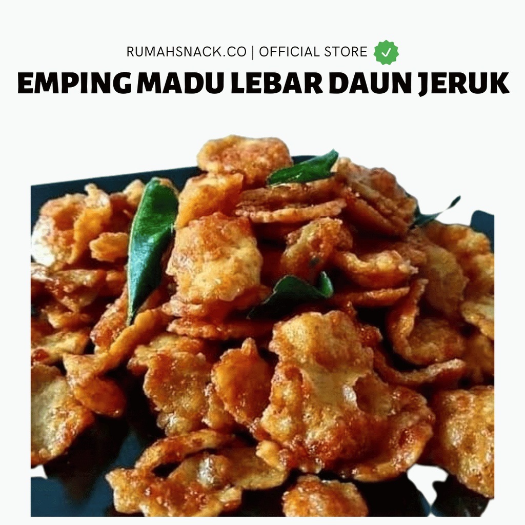 

RUMAHSNACK | Emping Madu Lebar Daun Jeruk Snack