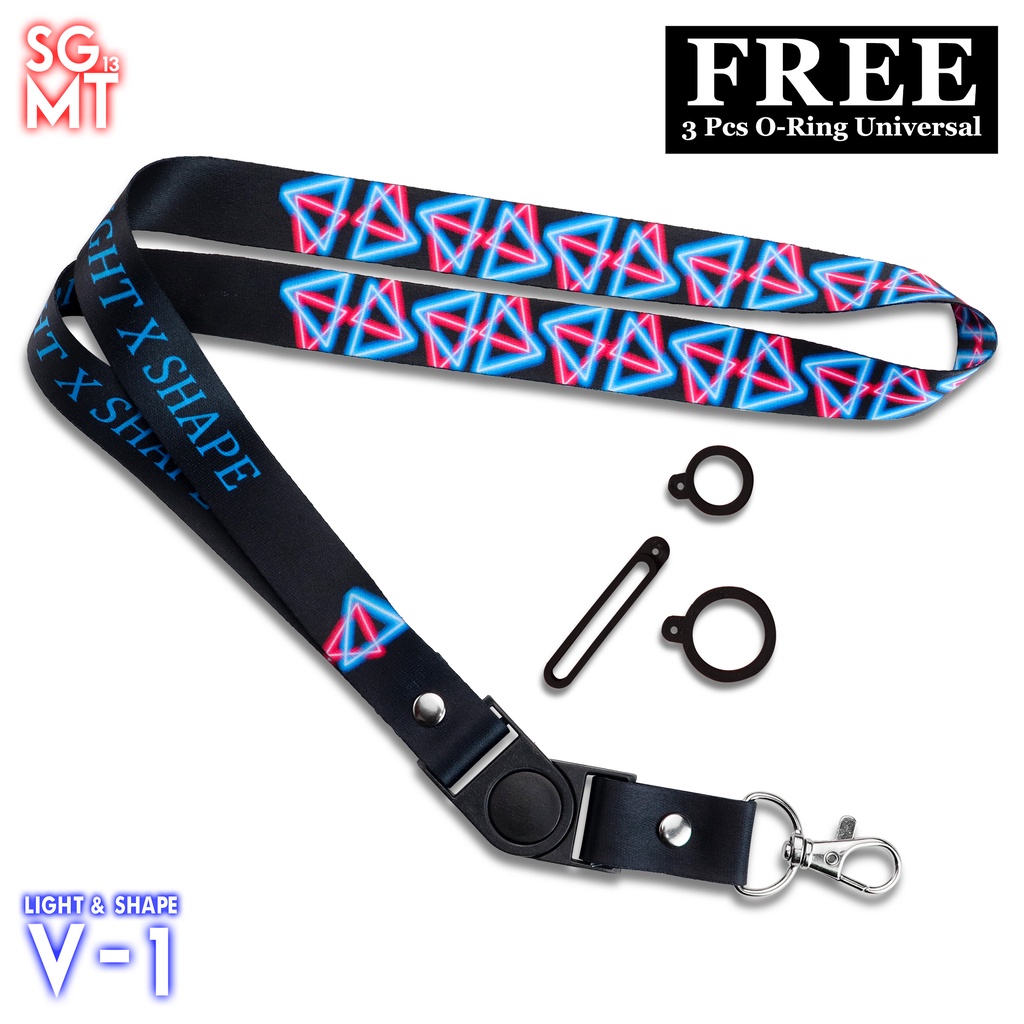 Lanyard Sigmat13 Gantungan id card Printing Shape Series 1