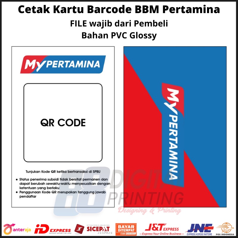 

(✔️COD) Cetak Barcode Cardd PVC Glossy / Name Tag Barcode