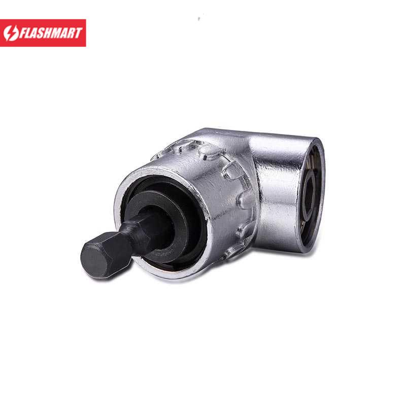 Flashmart Drill Extension L-Shape Hex Bit Socket Ekstensi Mata Bor 1/4 Inch - 105