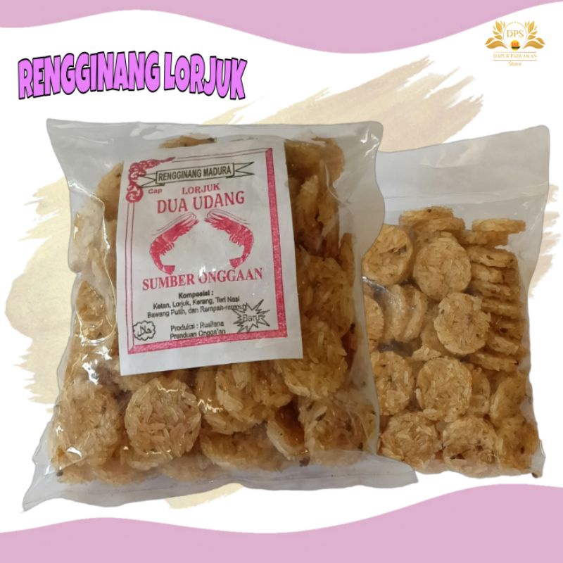 

RENGGINANG LORJUK DUA UDANG Cemilan Khas Madura Enak & Gurih