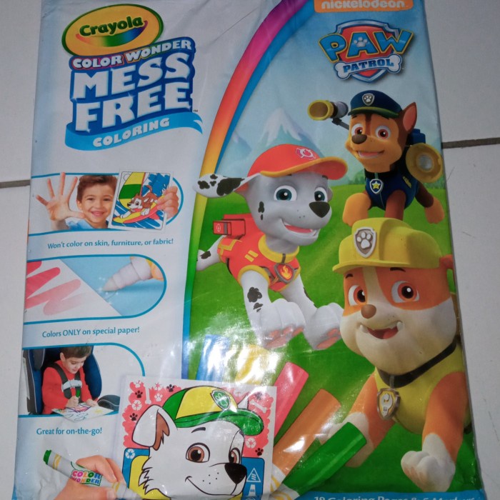 

Crayon Crayola Buku Mewarnai + 5 Pcs Spidol - Paw Patrol