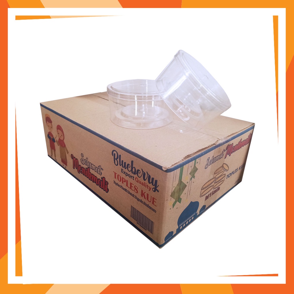Toples Kue Kering / Toples Blueberry 250gr