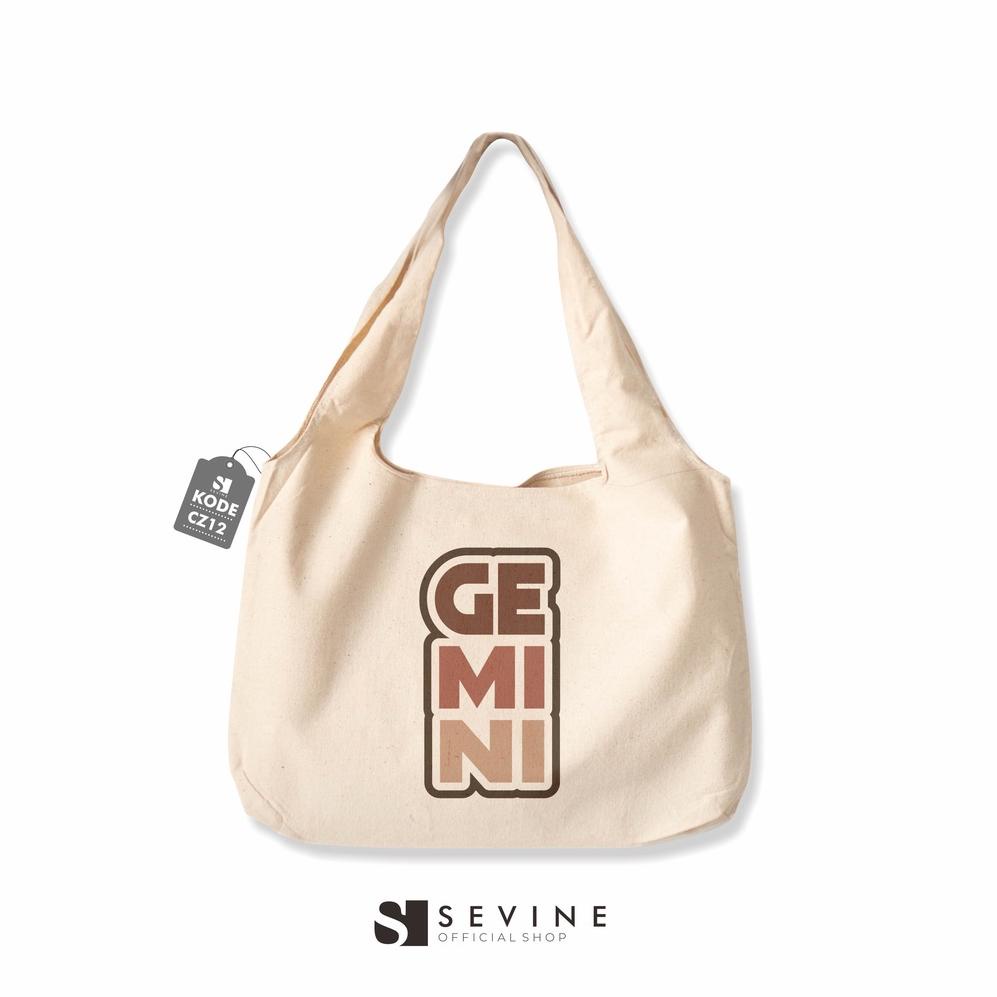 [MV.27Fe23ᴴ] Sevine Tote Bag Kanvas Bonnie Tas Wanita Kuliah Fashion Laptop Totebag  Aesthetic Zodia